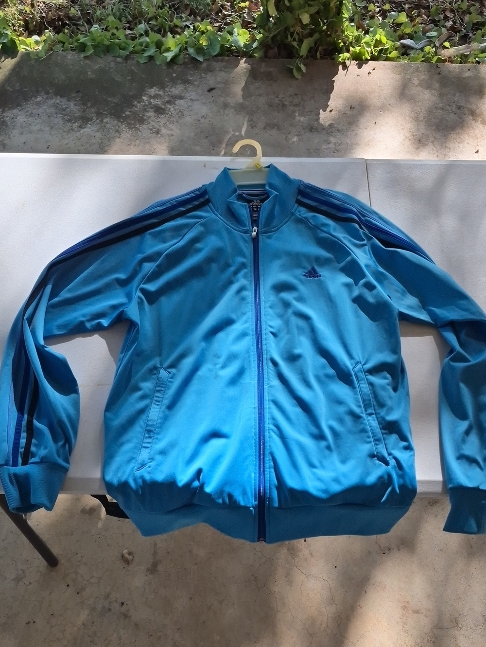 adidas Men’s Bright Blue Lightweight Track Jacket
